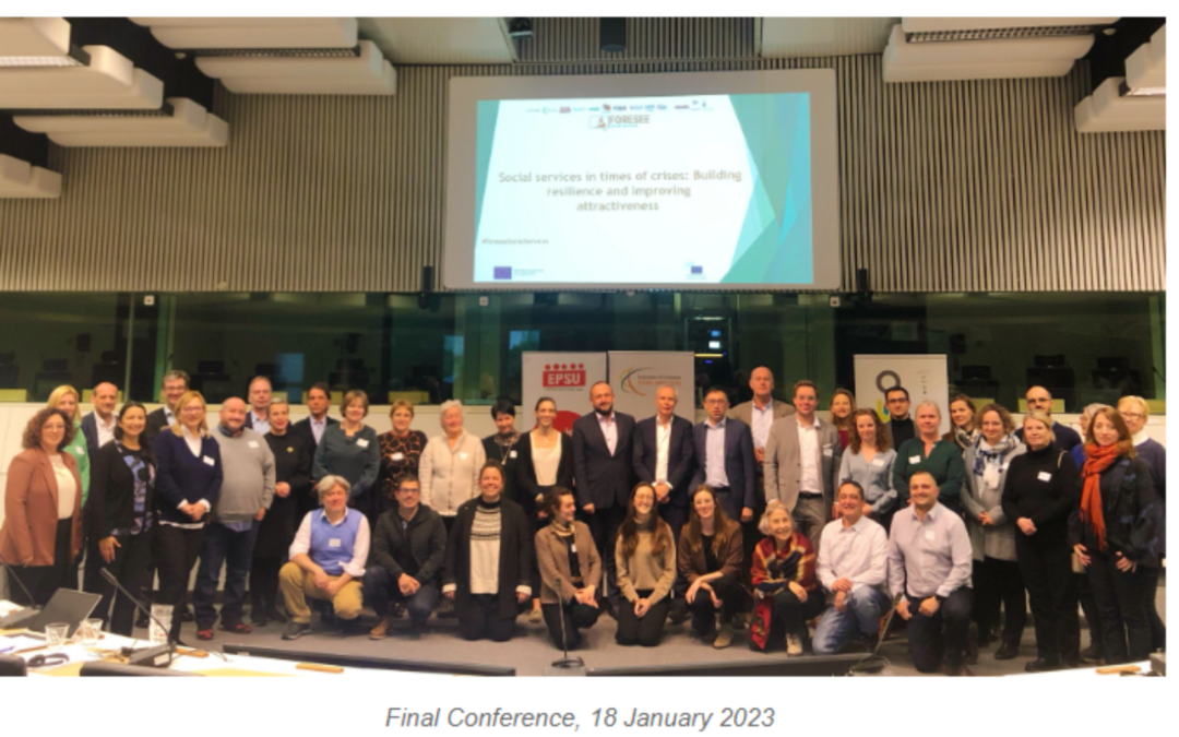Social services in times of crises: Building resilience and improving attractiveness