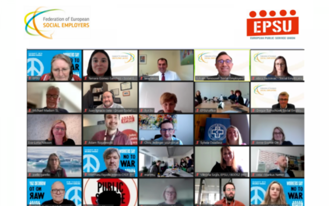 A big step towards a European sectoral social dialogue committee for social services