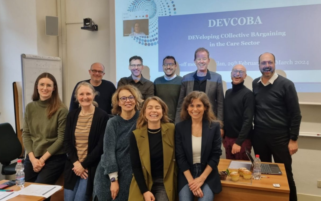 Developing Collective Bargaining in the Care Sector (DEVCOBA): Partners met in Milan to kick-off new project